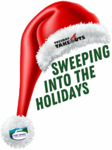 Sweeping Into the Holidays logo