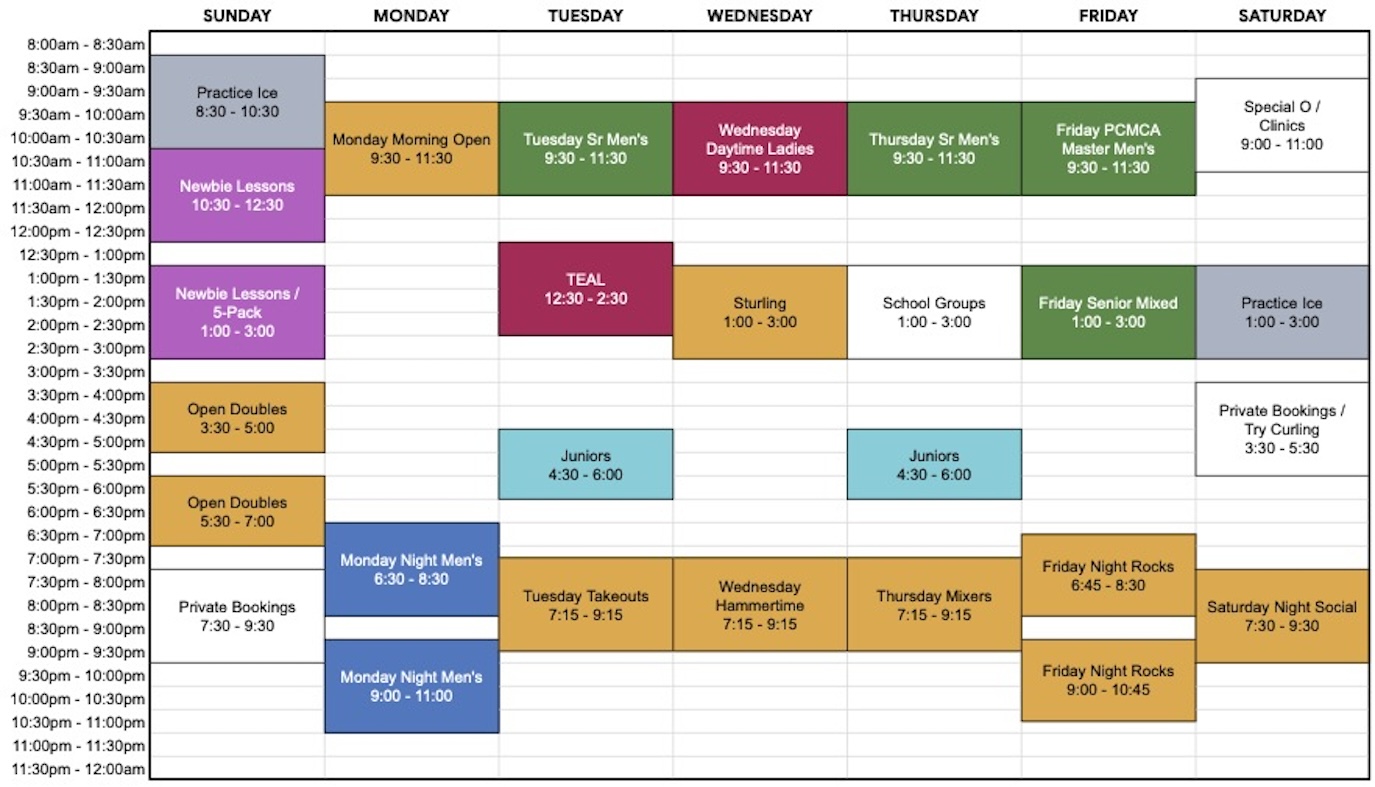 Ice Schedule 2026-27